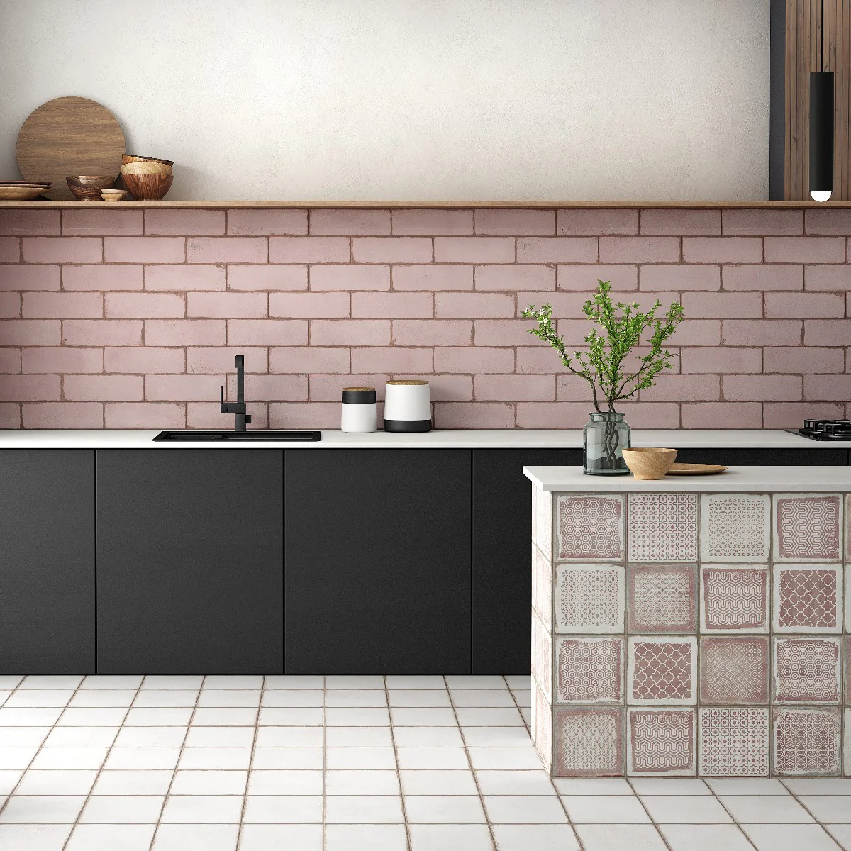Los Lunas Rose Pink 4x12 Polished Ceramic Subway Tile - Lux Tile - Image 5