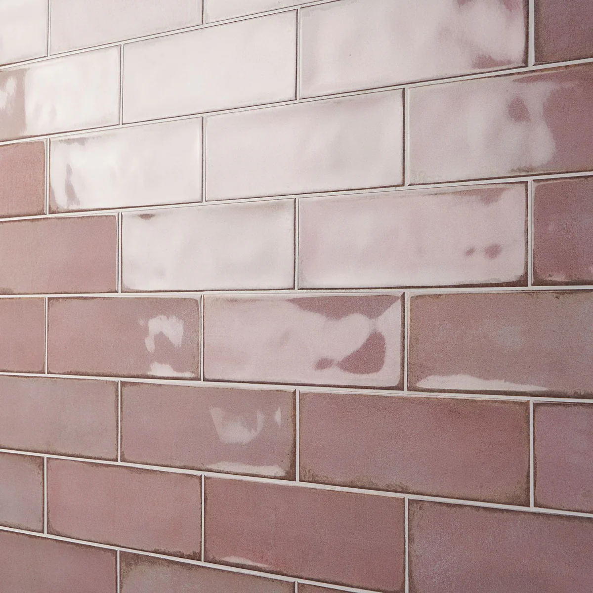 Los Lunas Rose Pink 4x12 Polished Ceramic Subway Tile - Lux Tile - Image 6