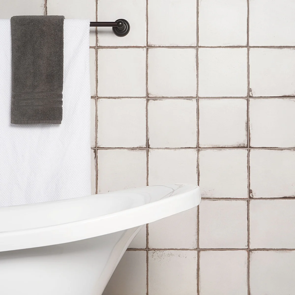 Los Lunas White 8x8 Matte Porcelain Tile - Tilebar