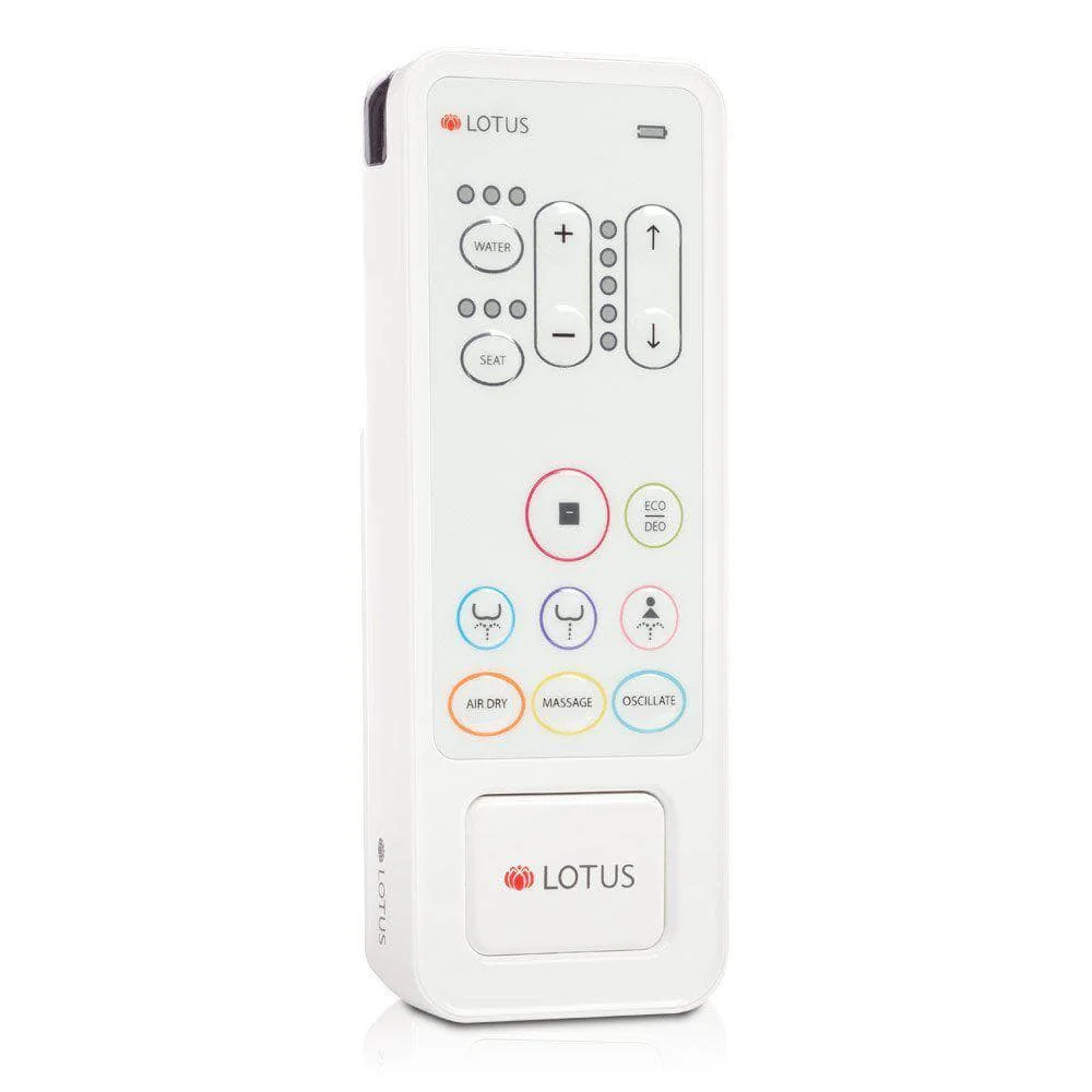 Lotus ATS-1000 Smart Electric Bidet Seat for Elongated Toilets in White - Image 2