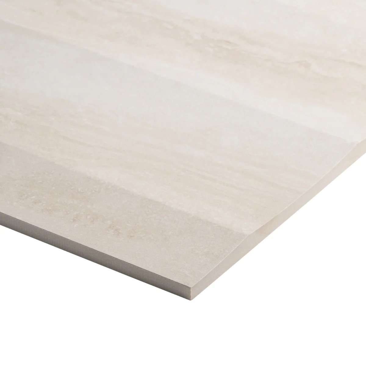 Lumar Waves 3D Travertino Bianco Warm White 24x48 Matte Porcelain Tile - Image 6