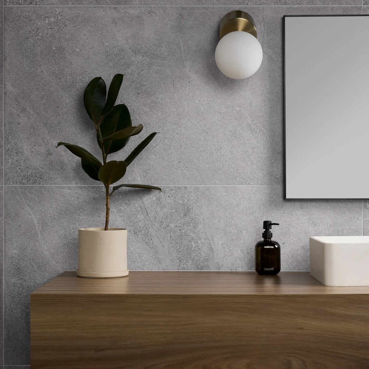 Lune Gray 24x48 Matte Porcelain Tile - Lux Tile - Image 2