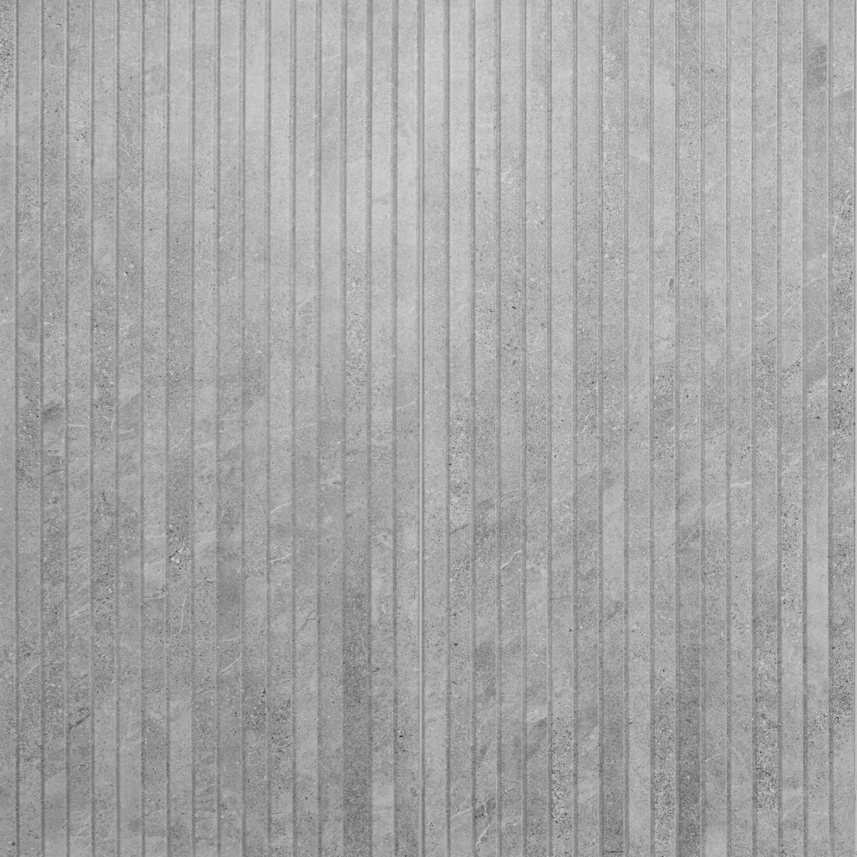 Lune Ribbon Gray 24x48 Matte Fluted Porcelain Tile - Lux Tile - Image 3