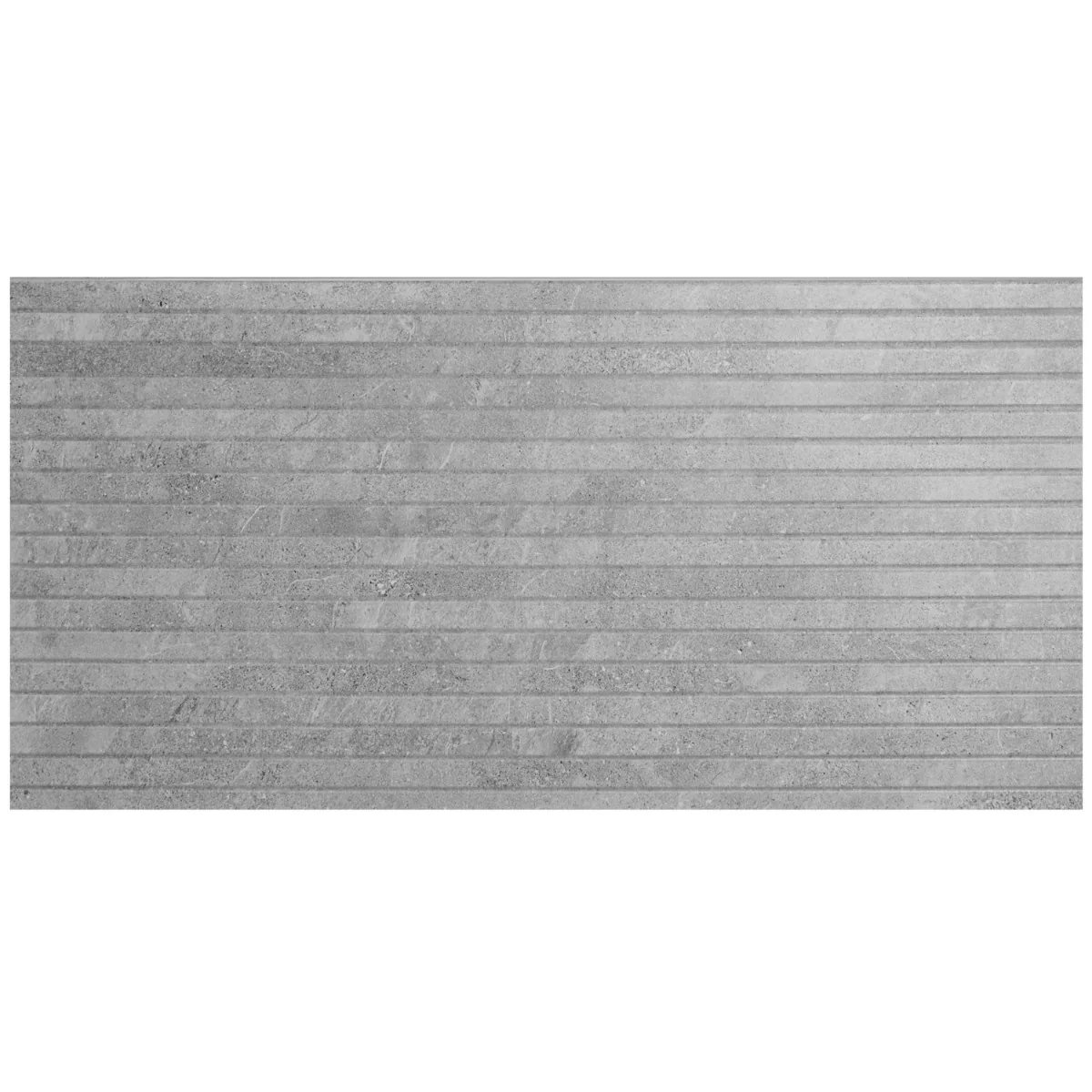 Lune Ribbon Gray 24x48 Matte Fluted Porcelain Tile - Lux Tile - Image 6