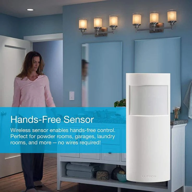Lutron Caseta Motion Sensor, Occupancy/Multi-Location, White (PD-OSENS-WH) - Image 3