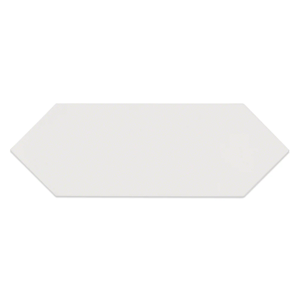 Lux Tile Aliante White 4x12 Picket Matte Porcelain Tile - Image 3