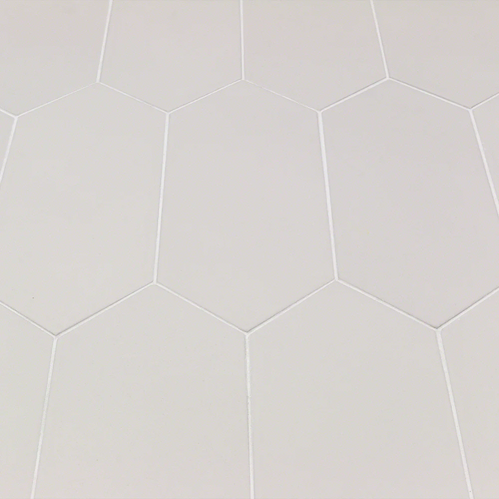 Lux Tile Aliante White 4x12 Picket Matte Porcelain Tile - Image 7
