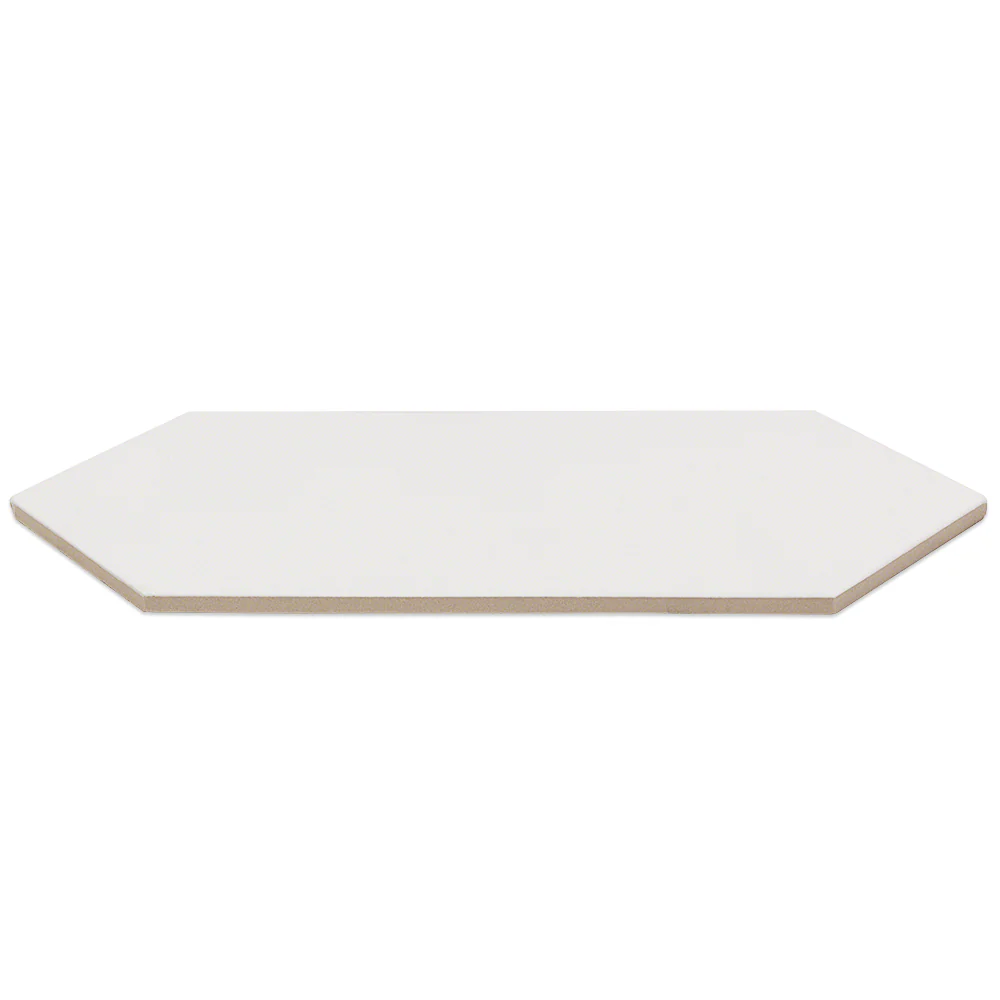 Lux Tile Aliante White 4x12 Picket Matte Porcelain Tile - Image 8