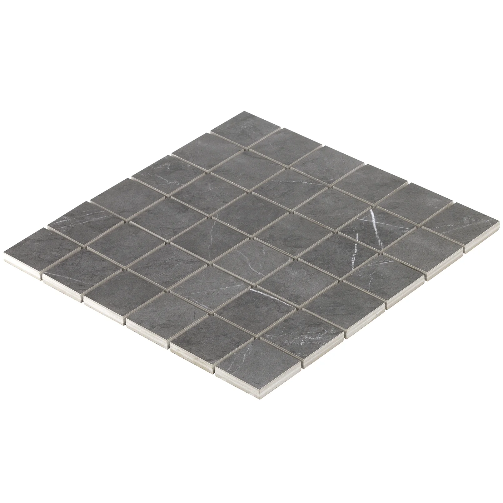 Lux Tile Amani Gray 2x2 Matte Porcelain Mosaic Tile - Image 3
