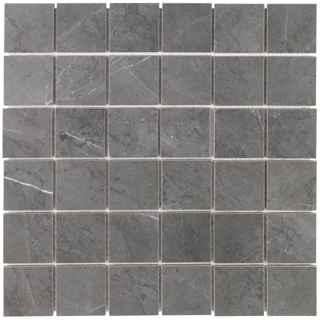 Lux Tile Amani Gray 2x2 Matte Porcelain Mosaic Tile - Image 5