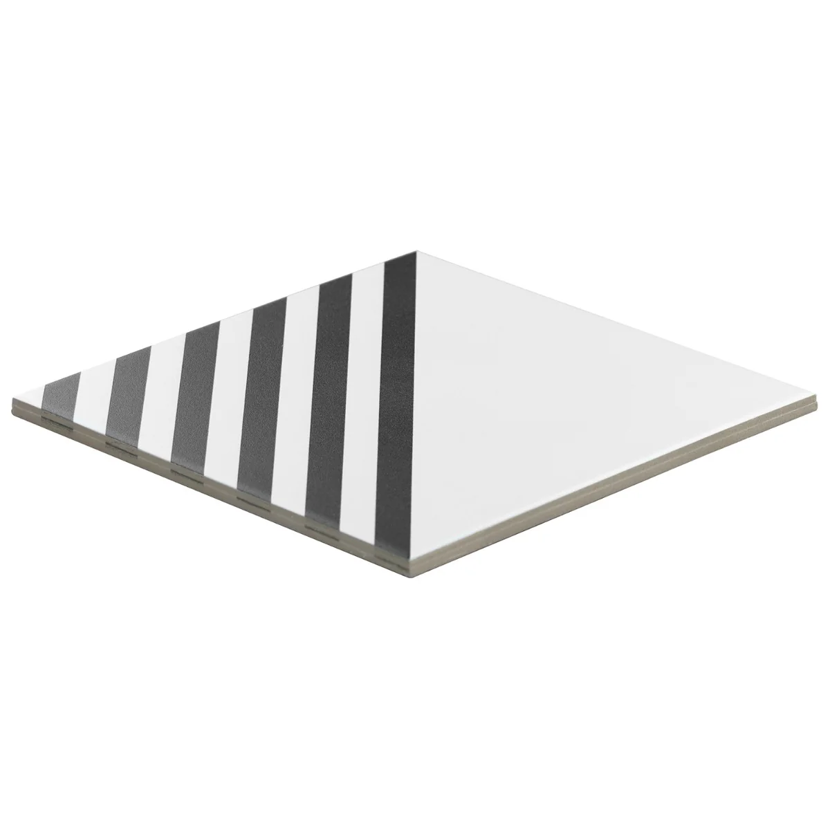 Lux Tile B2W Stripe Positive 8x8 Matte Porcelain Tile - Image 7