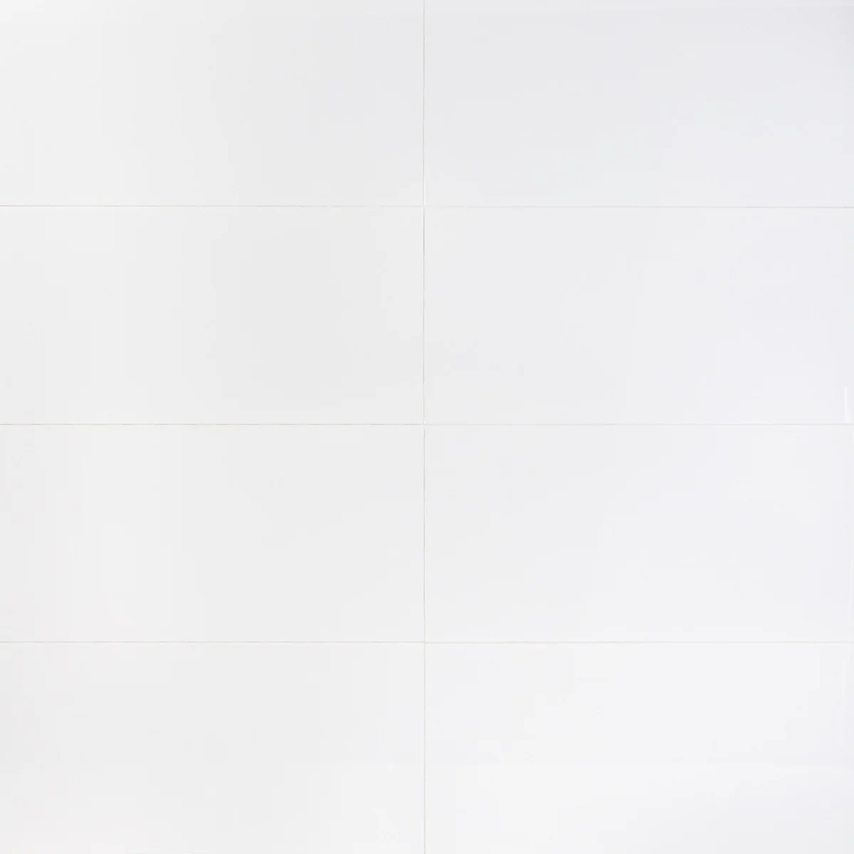 Lux Tile Basic White 12x24 Polished Ceramic Wall Tile - Image 2
