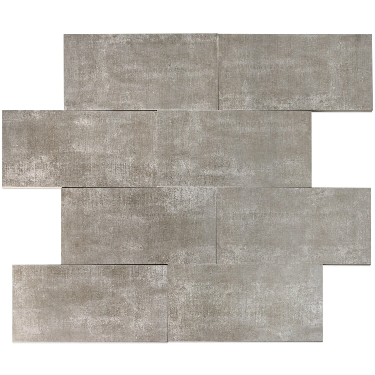 Lux Tile Cement Ash Gray 12x24 Matte Porcelain Tile - Image 2