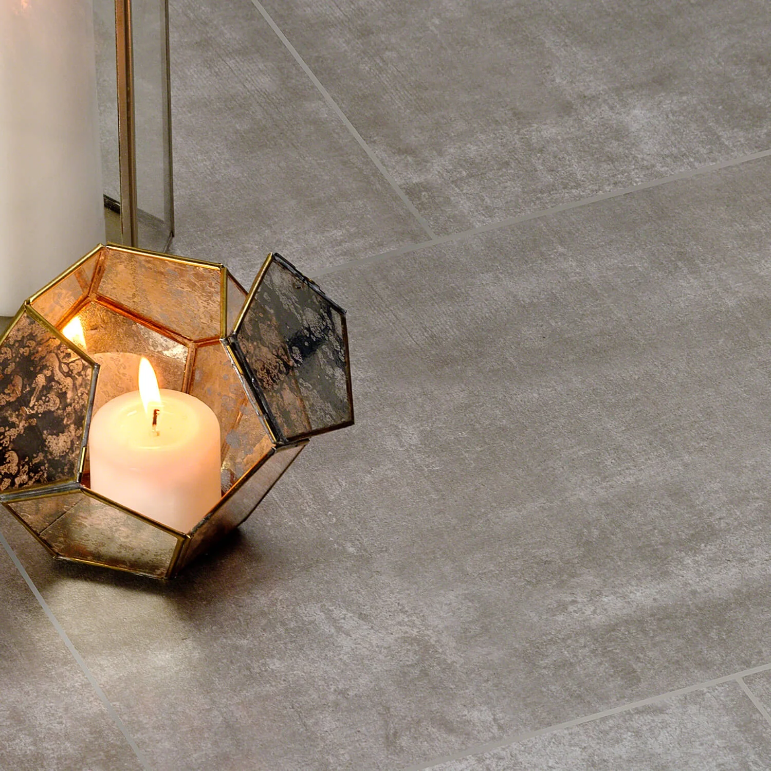Lux Tile Cement Ash Gray 12x24 Matte Porcelain Tile - Image 5