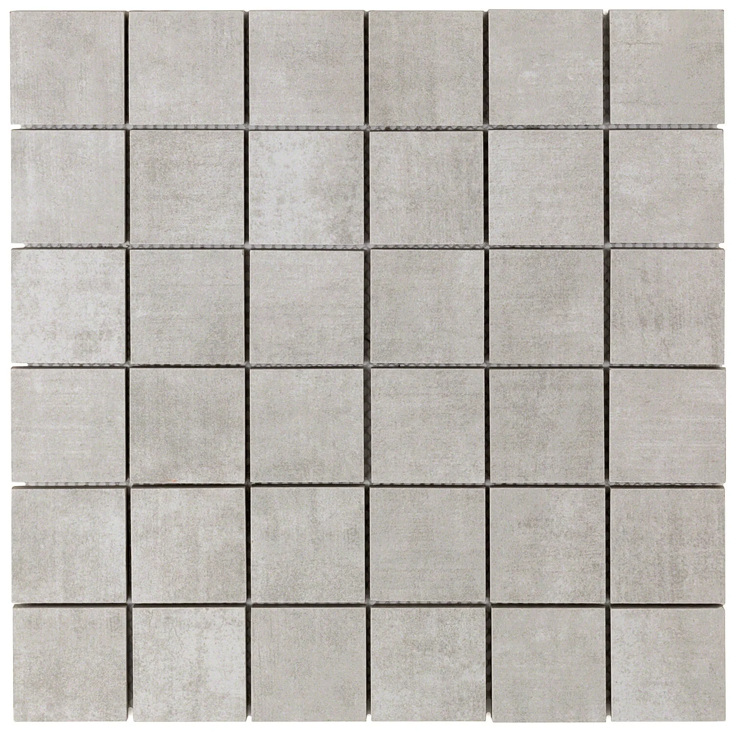 Lux Tile Cement Silver Matte Porcelain Mosaic Tile 2x2 - Image 7