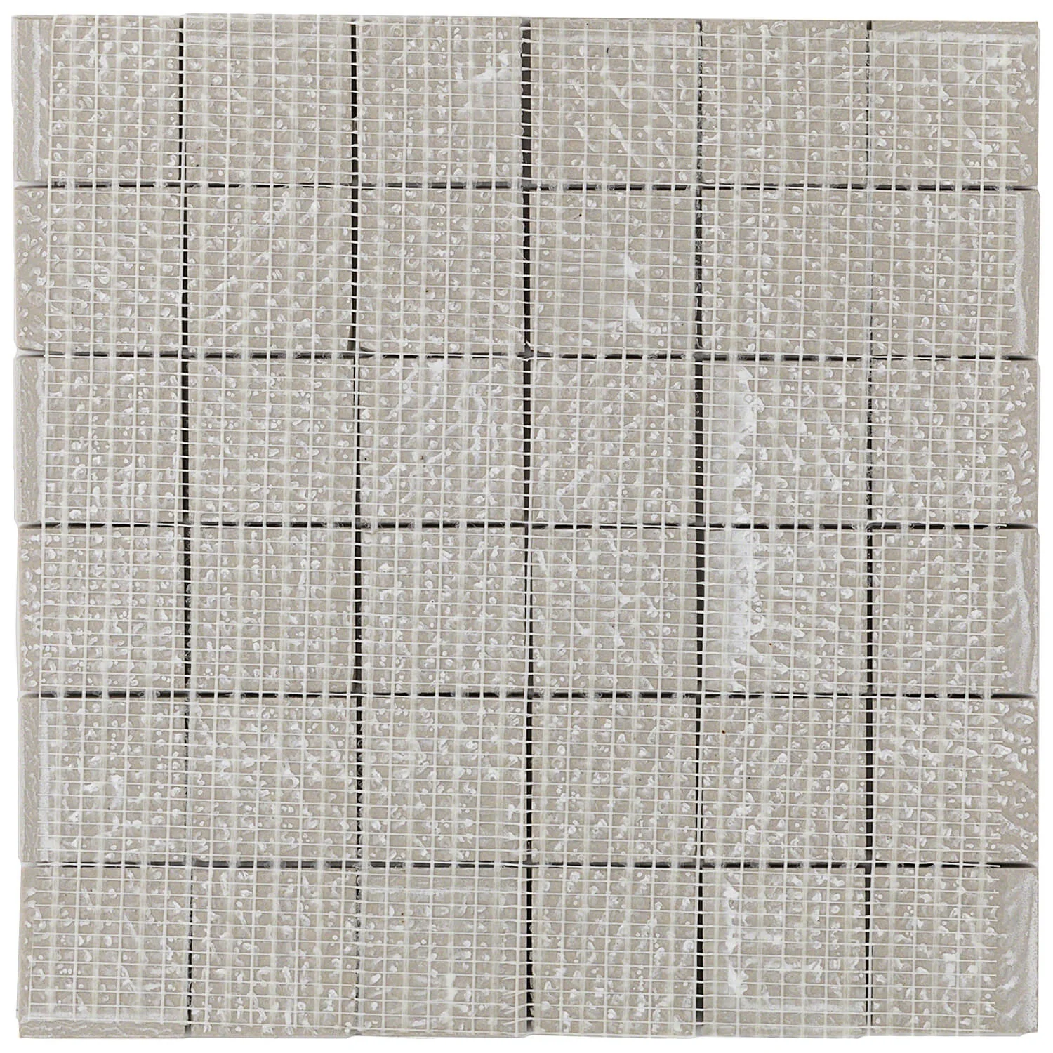 Lux Tile Cement Silver Matte Porcelain Mosaic Tile 2x2 - Image 9