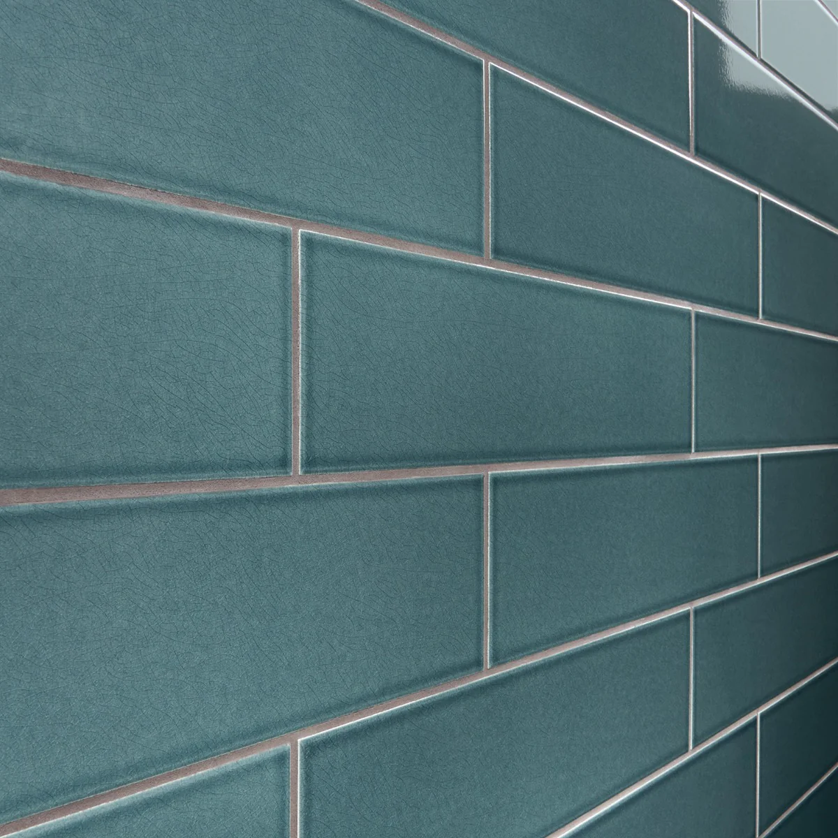 Colorplay Emerald Green 4.5x18 Crackled Glossy Ceramic Tile by Lux Tile - Image 7