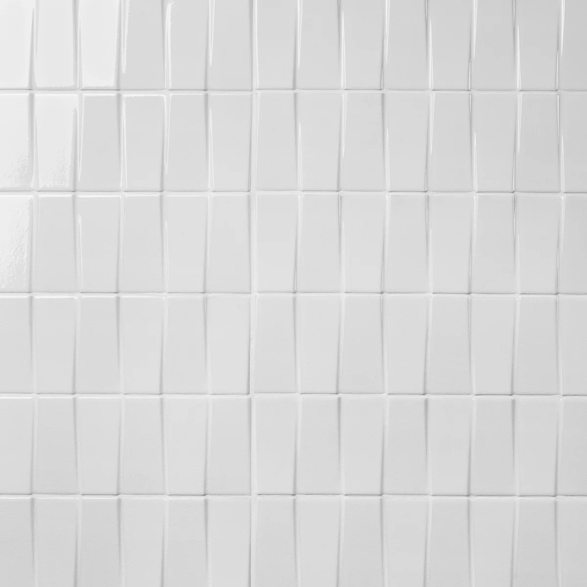 Lux Tile Colorplay Steps White 4.5x18 3D Glossy Crackled Ceramic Tile - Image 3