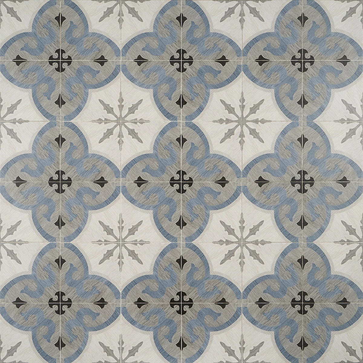 Lux Tile Delancey Briar Blue 8x8 Matte Porcelain Tile - Image 2