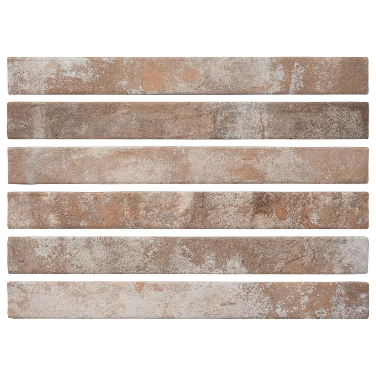 Lux Tile English Brick Sand Terracotta 2x18 Matte Porcelain Tile - Image 9