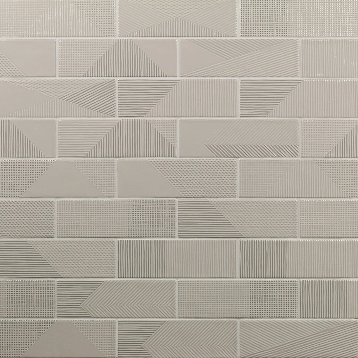 Lux Tile Enigma Gray Pearl 2x8 Textured Polished Ceramic Subway Tile - Image 2