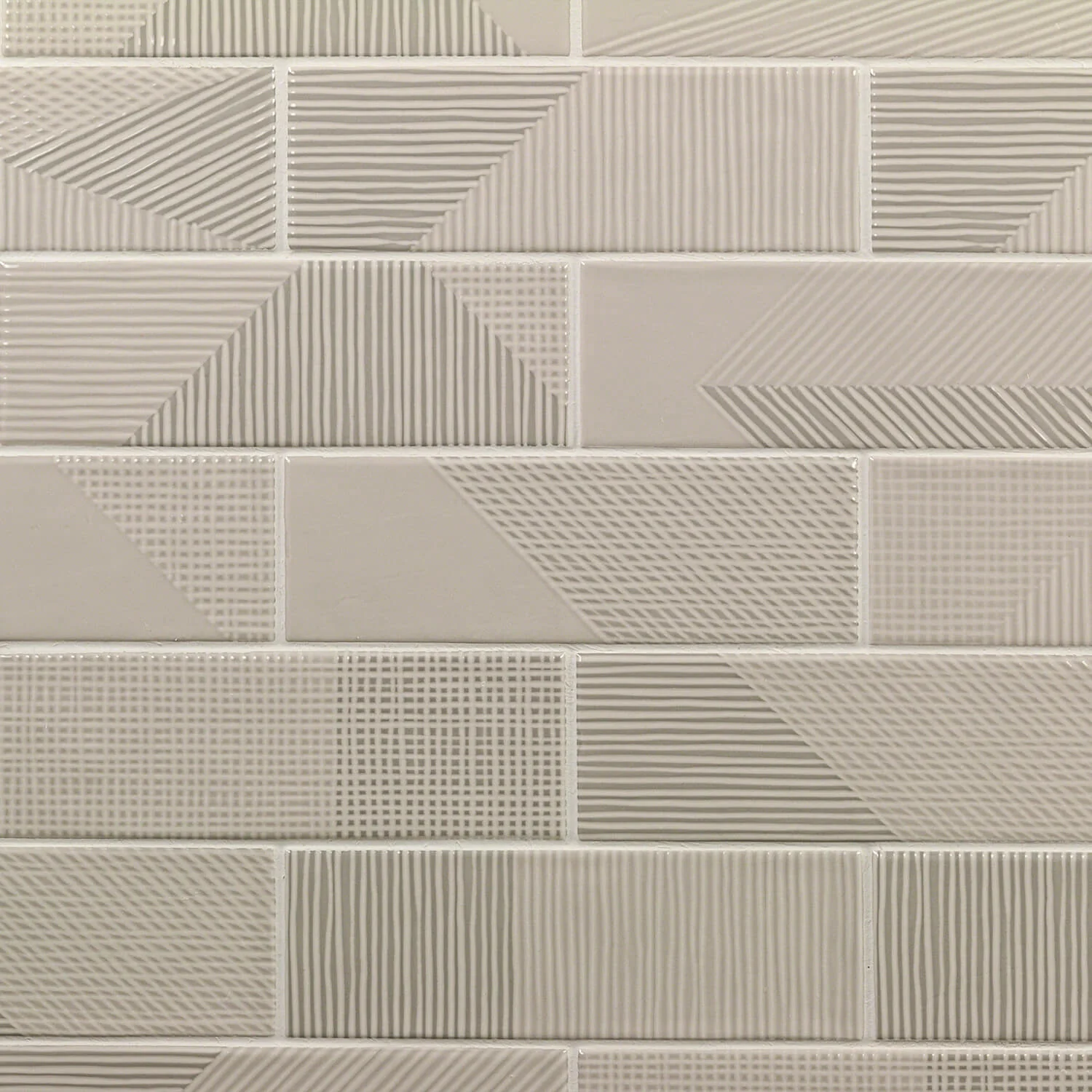 Lux Tile Enigma Gray Pearl 2x8 Textured Polished Ceramic Subway Tile - Image 4