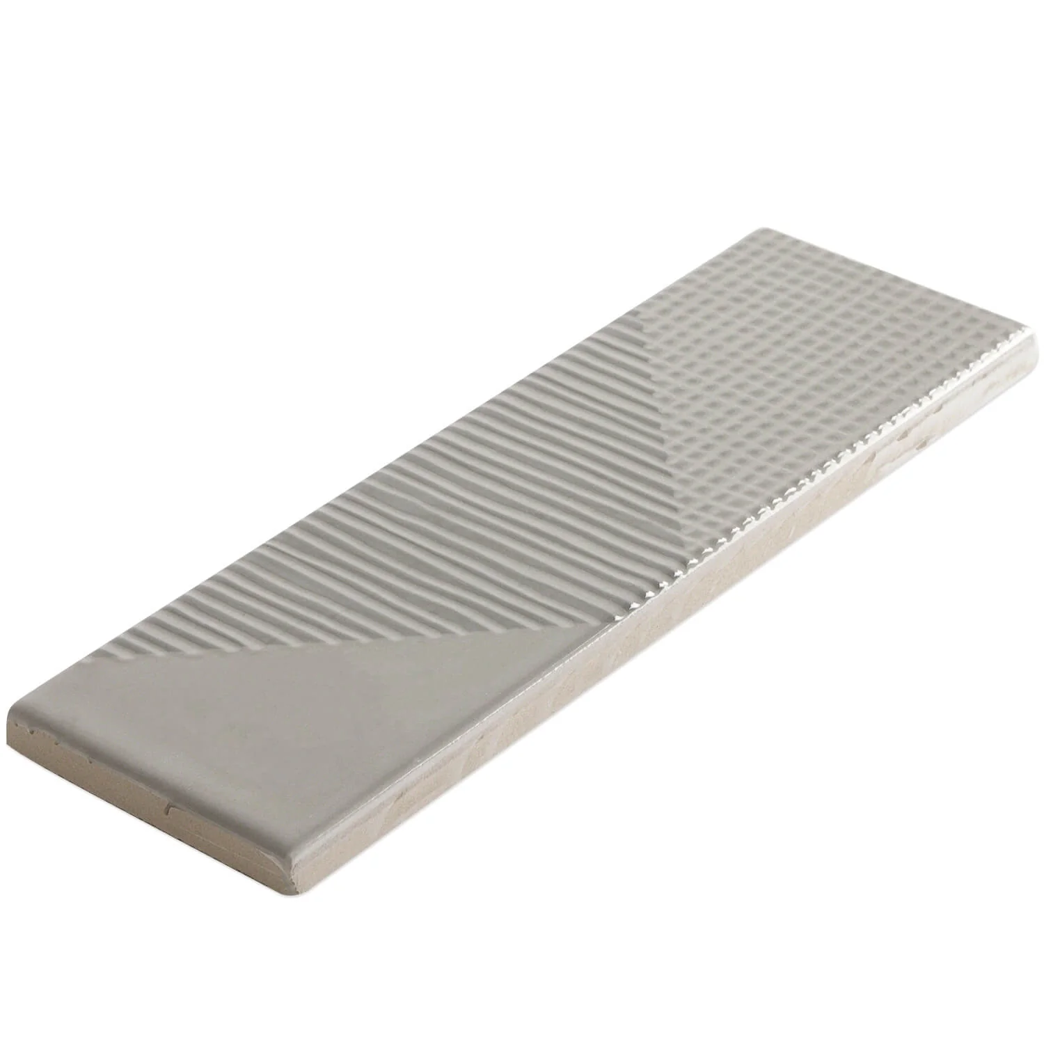 Lux Tile Enigma Gray Pearl 2x8 Textured Polished Ceramic Subway Tile - Image 7