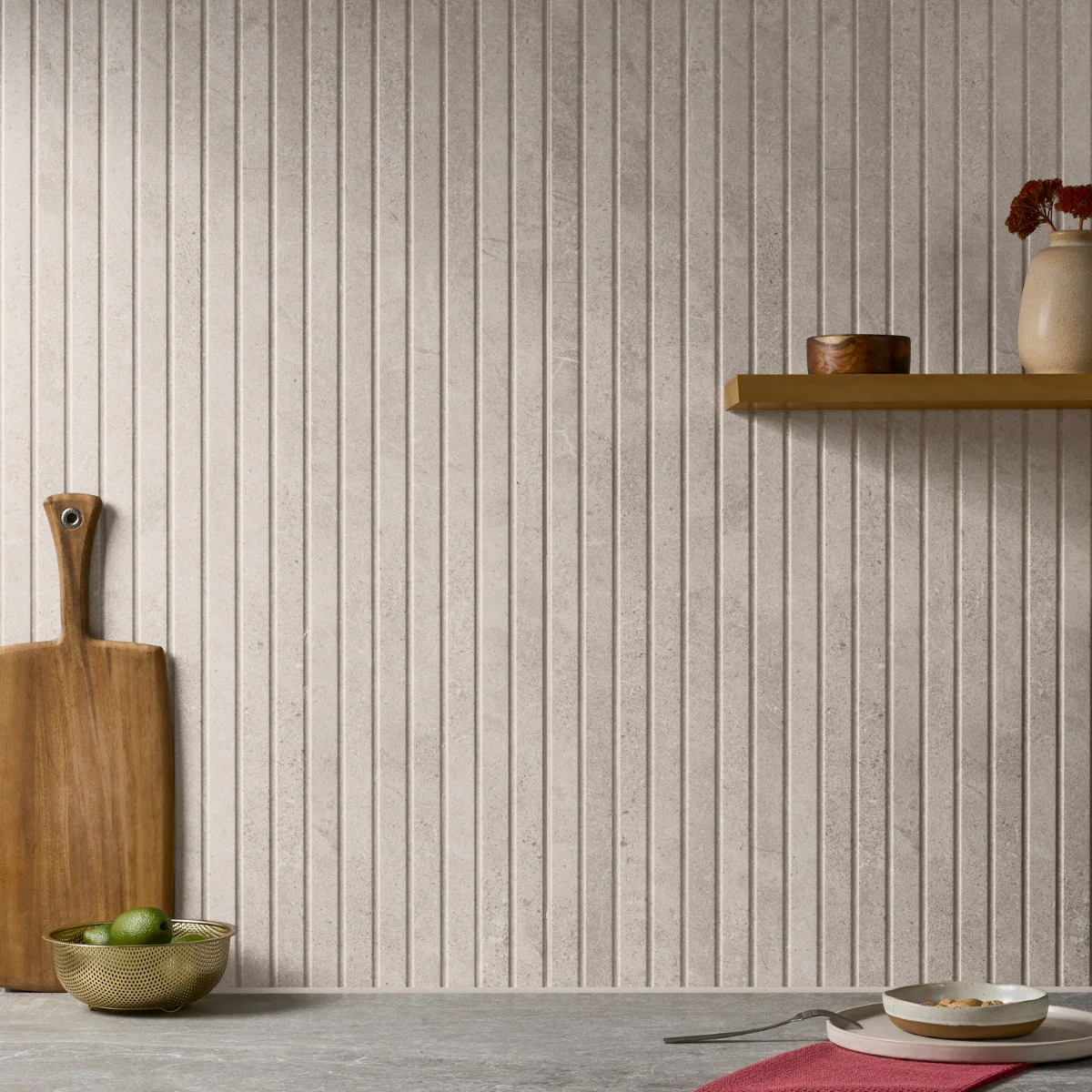 Lux Tile Inseta Lune Ribbon Beige 24x48 Matte Porcelain Tile - Image 5