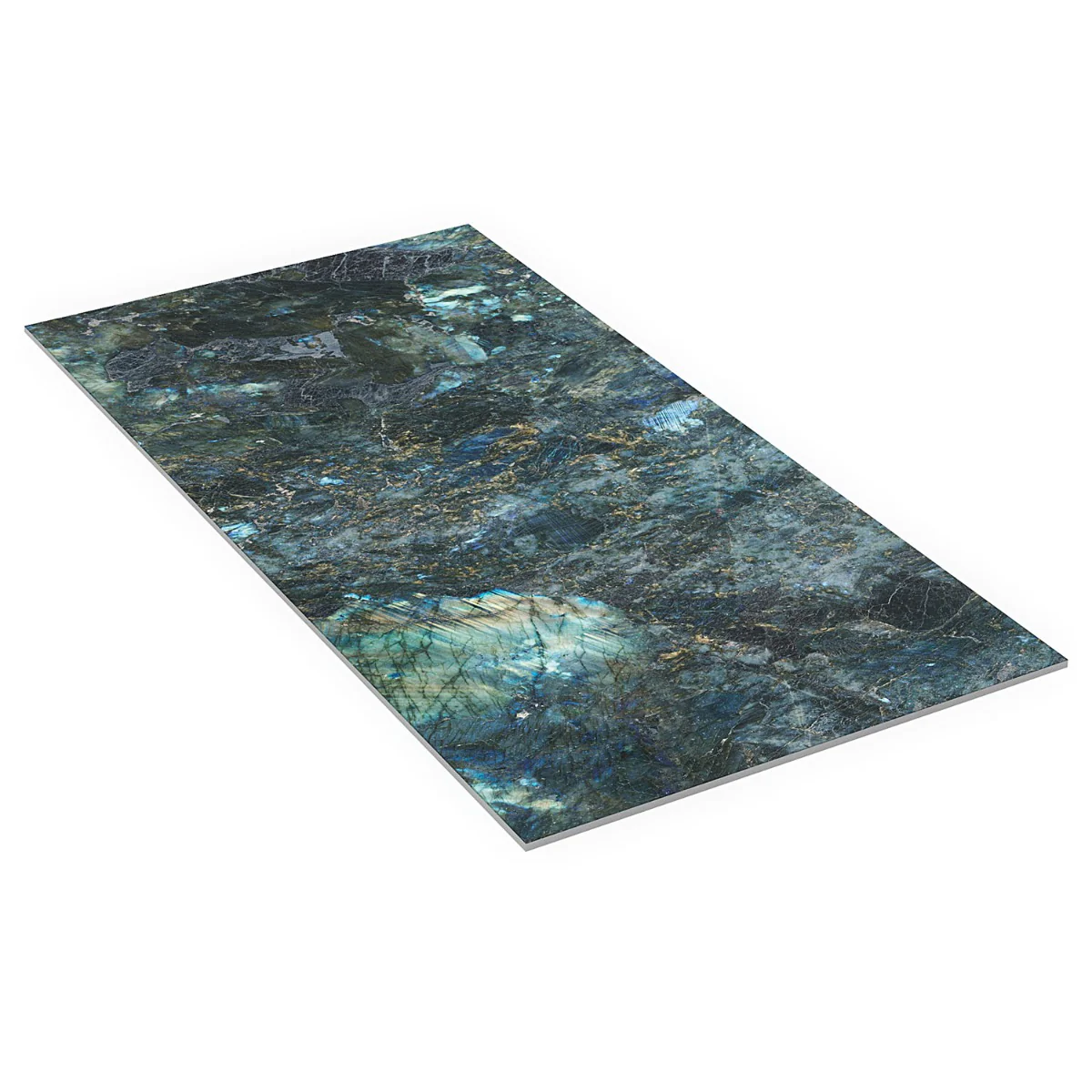 Lux Tile Jewel Onyx Labradorite Blue 24x48 Polished Porcelain Tile - Image 7