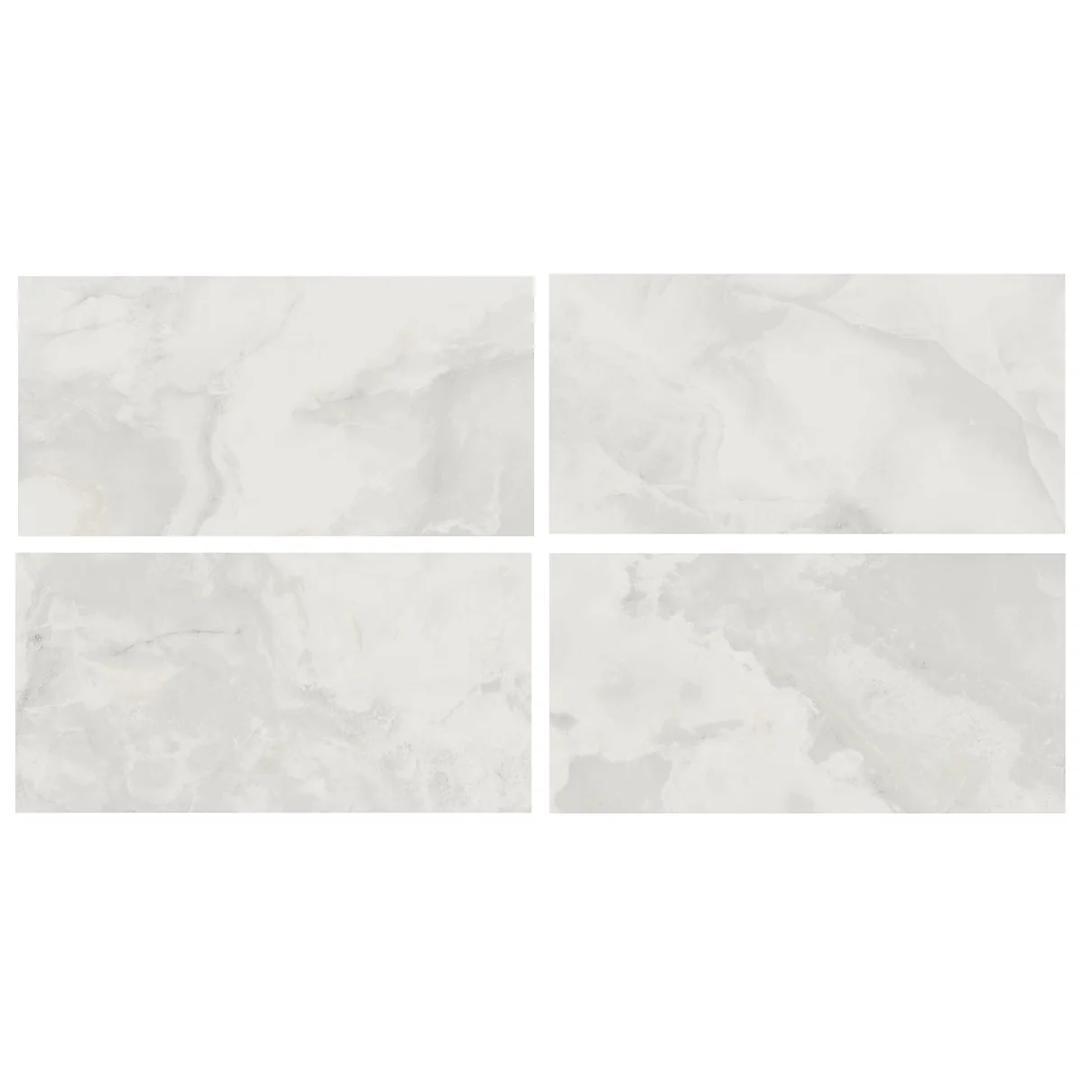 Lux Tile Jewel Onyx White 24x48 Polished Porcelain Tile - Image 9