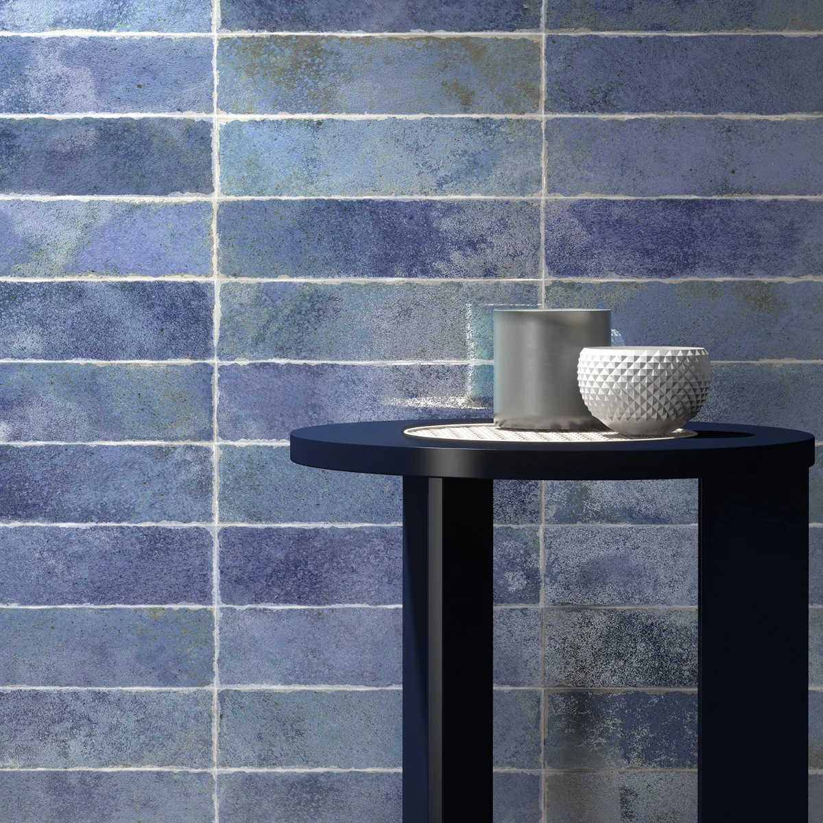 Lux Tile Kalay Blue 3x12 Glossy Ceramic Subway Tile - Image 7