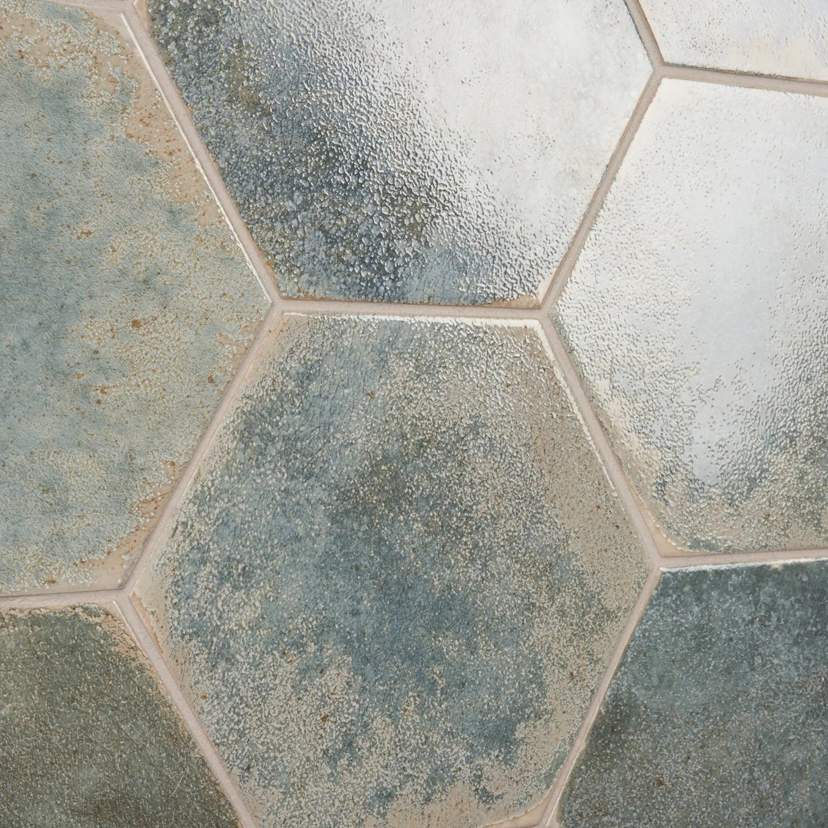 Lux Tile Kalay Green 9" Hexagon Polished Porcelain Tile - Image 6