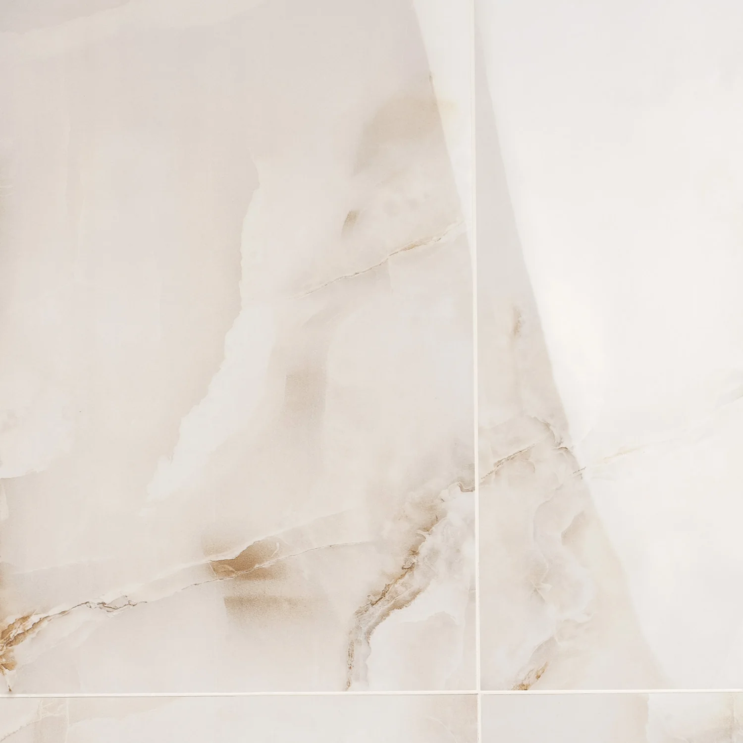 Lux Tile Lumina Onyx Pearl Beige 24x48 Polished Porcelain Tile - Image 2