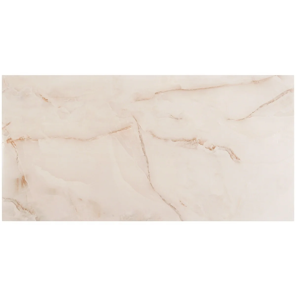 Lux Tile Lumina Onyx Pearl Beige 24x48 Polished Porcelain Tile - Image 3