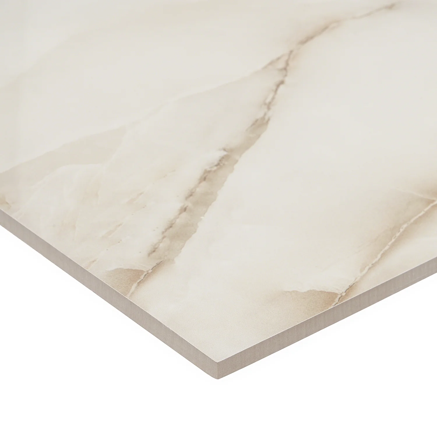 Lux Tile Lumina Onyx Pearl Beige 24x48 Polished Porcelain Tile - Image 4
