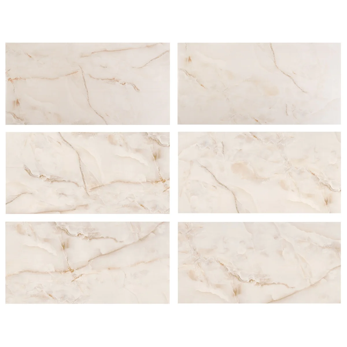 Lux Tile Lumina Onyx Pearl Beige 24x48 Polished Porcelain Tile - Image 9