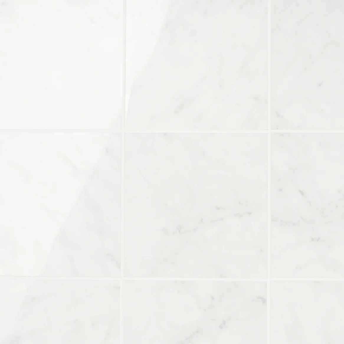Marble Tech Bianco Gioia 6x6 Polished Porcelain Tile - Lux Tile - Image 9