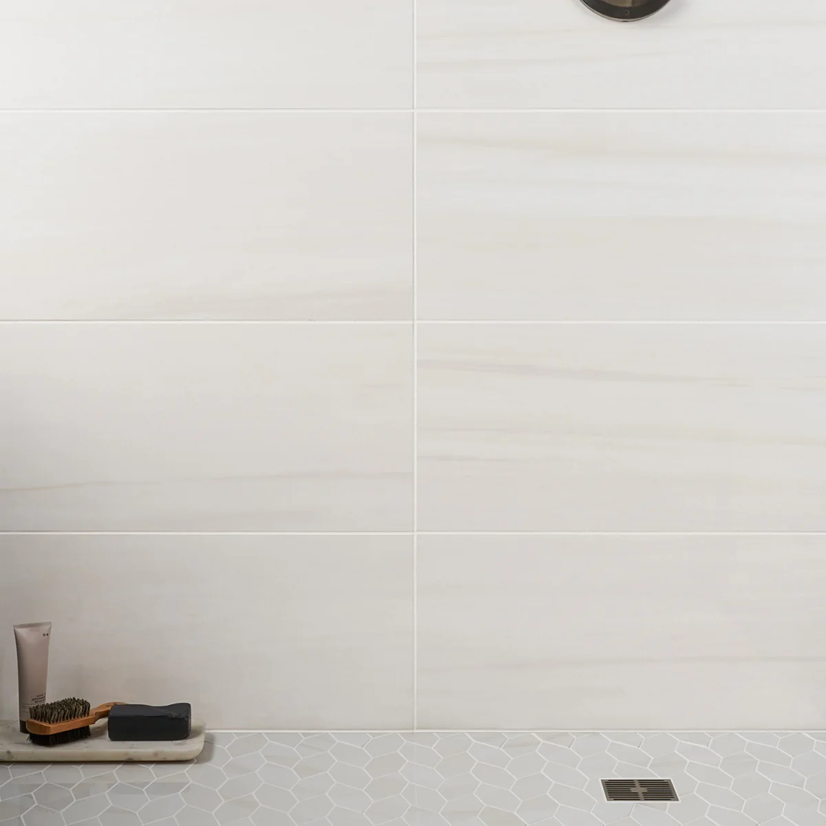 Lux Tile Minera Dolomite Warm White 12x24 Polished Porcelain Tile - Image 4