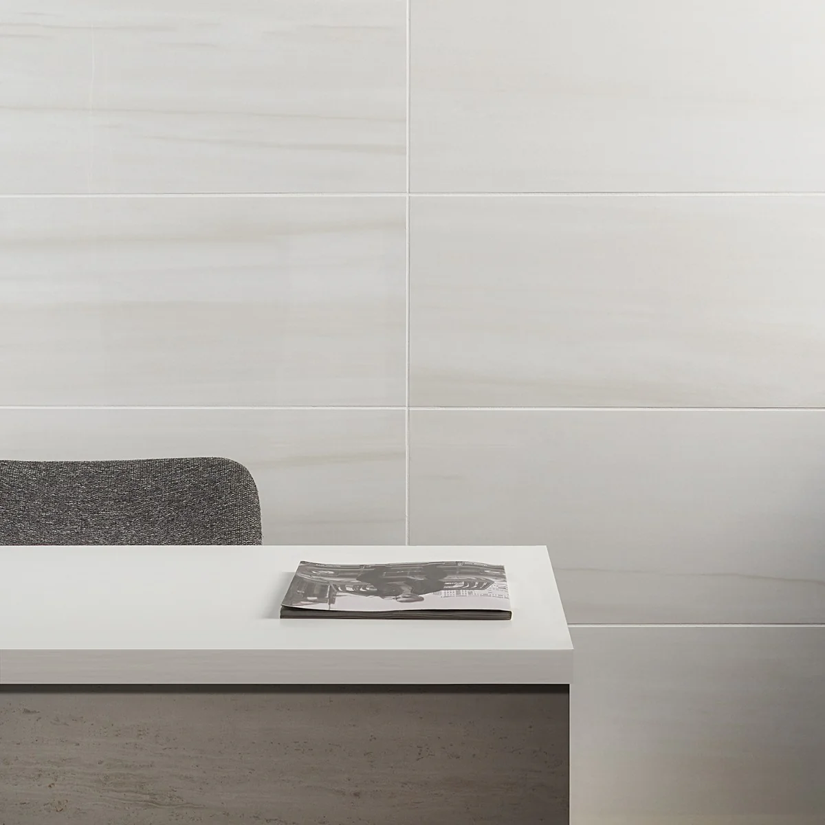 Lux Tile Minera Dolomite Warm White 12x24 Polished Porcelain Tile - Image 5