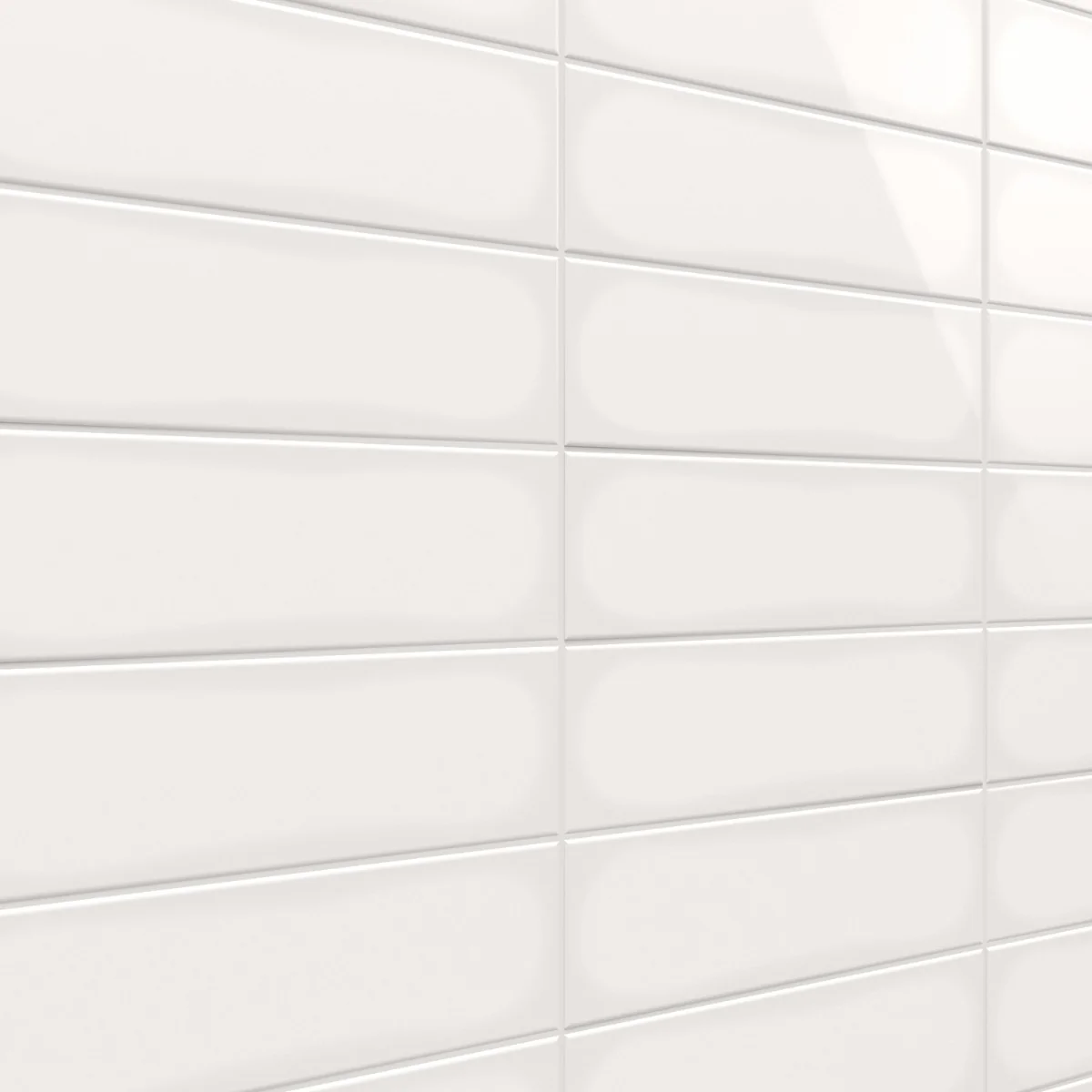Lux Tile Monumental Mist White 4x12 Polished Porcelain Subway Tile - Image 7