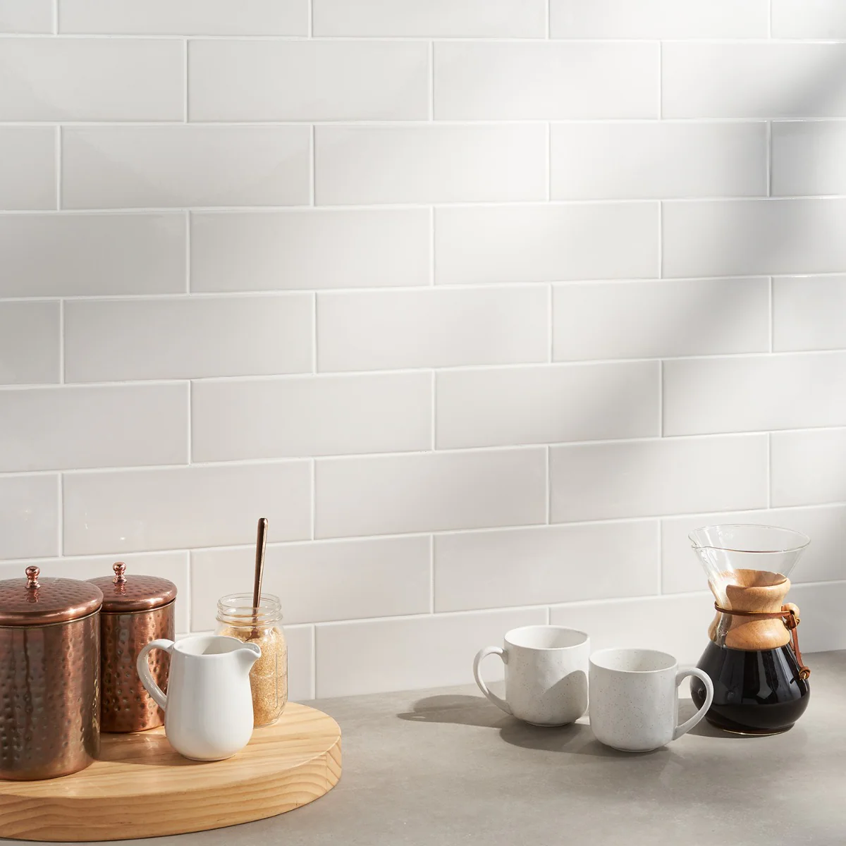 Lux Tile Monumental Mist White 4x12 Polished Porcelain Subway Tile - Image 9