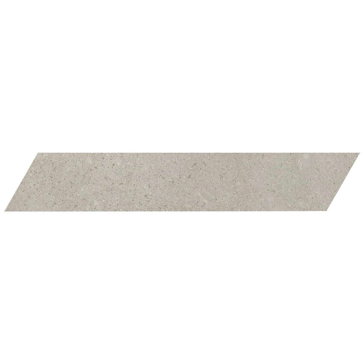 Lux Tile New Rock Fumo Light Gray 4x21 Chevron Matte Porcelain Tile - Image 4
