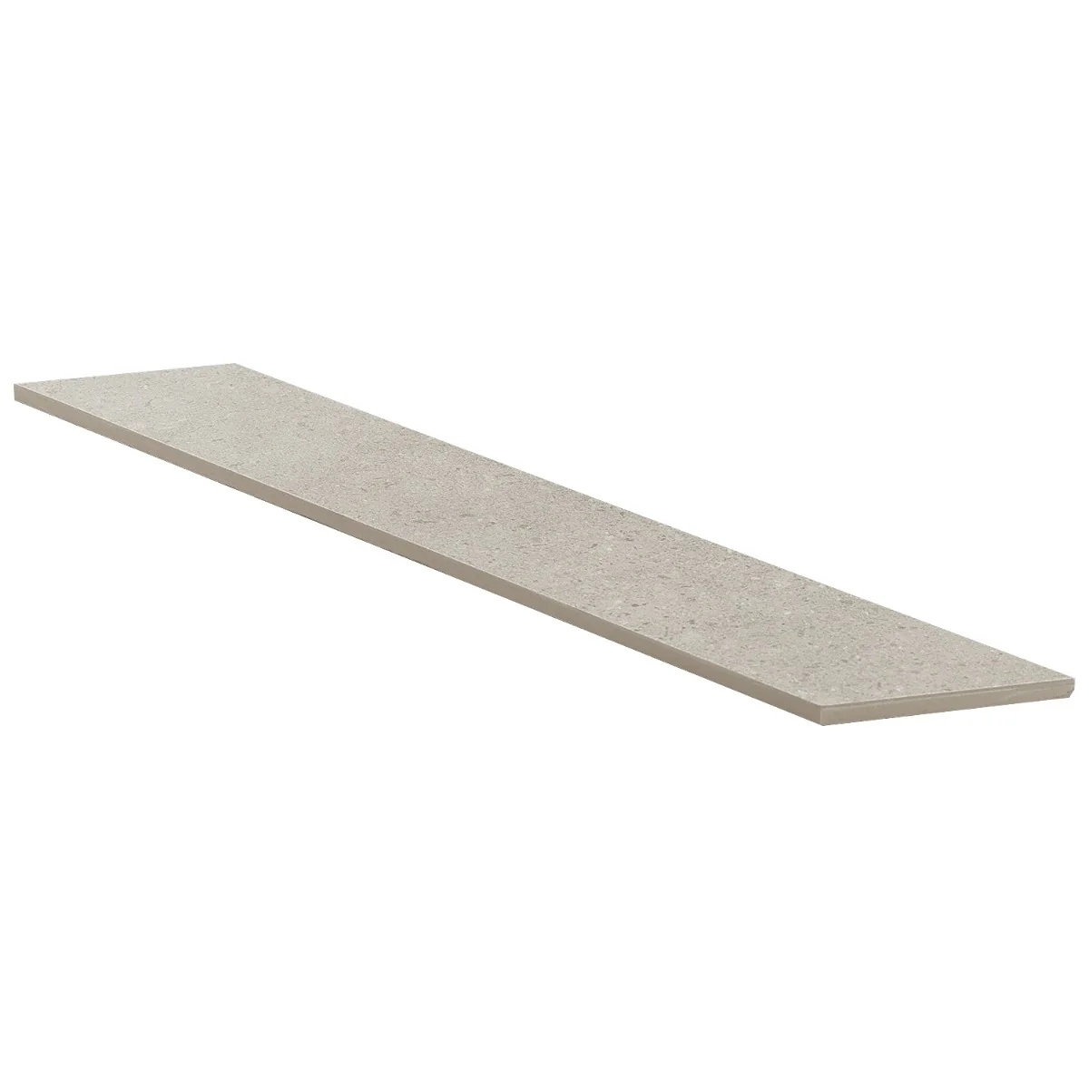Lux Tile New Rock Fumo Light Gray 4x21 Chevron Matte Porcelain Tile - Image 7