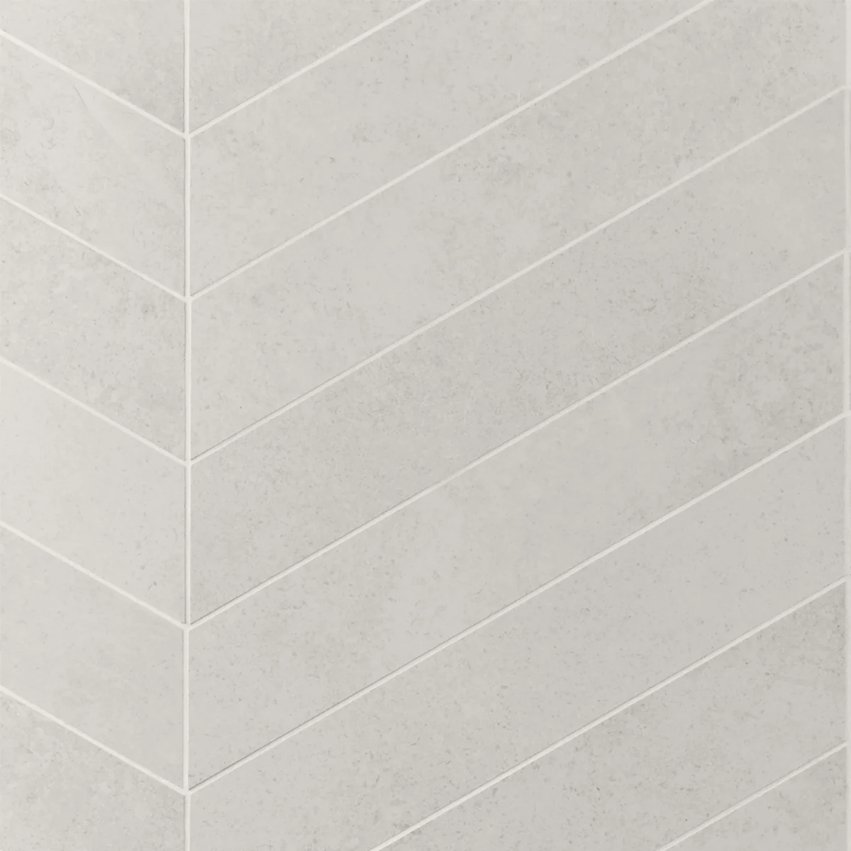 Lux Tile New Rock Perla White 4x21 Chevron Matte Porcelain Tile - Image 5