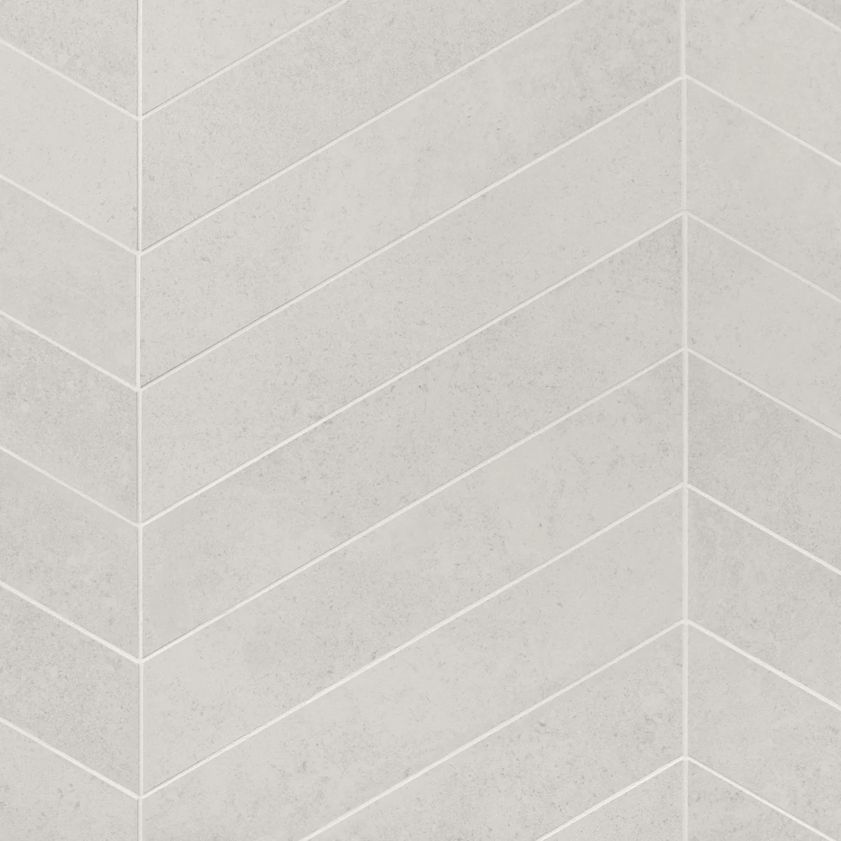 Lux Tile New Rock Perla White 4x21 Chevron Matte Porcelain Tile - Image 8