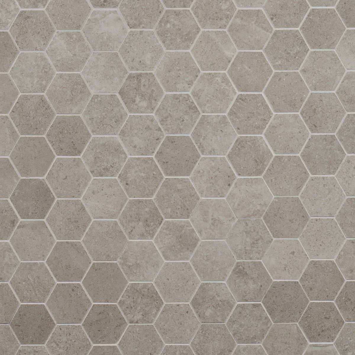 Lux Tile New Rock Tortora Beige 3" Hex Matte Porcelain Mosaic Tile - Image 5