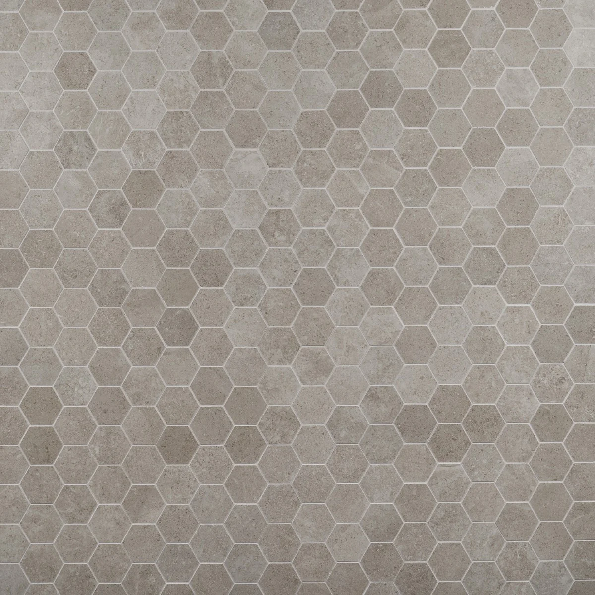 Lux Tile New Rock Tortora Beige 3" Hex Matte Porcelain Mosaic Tile - Image 8