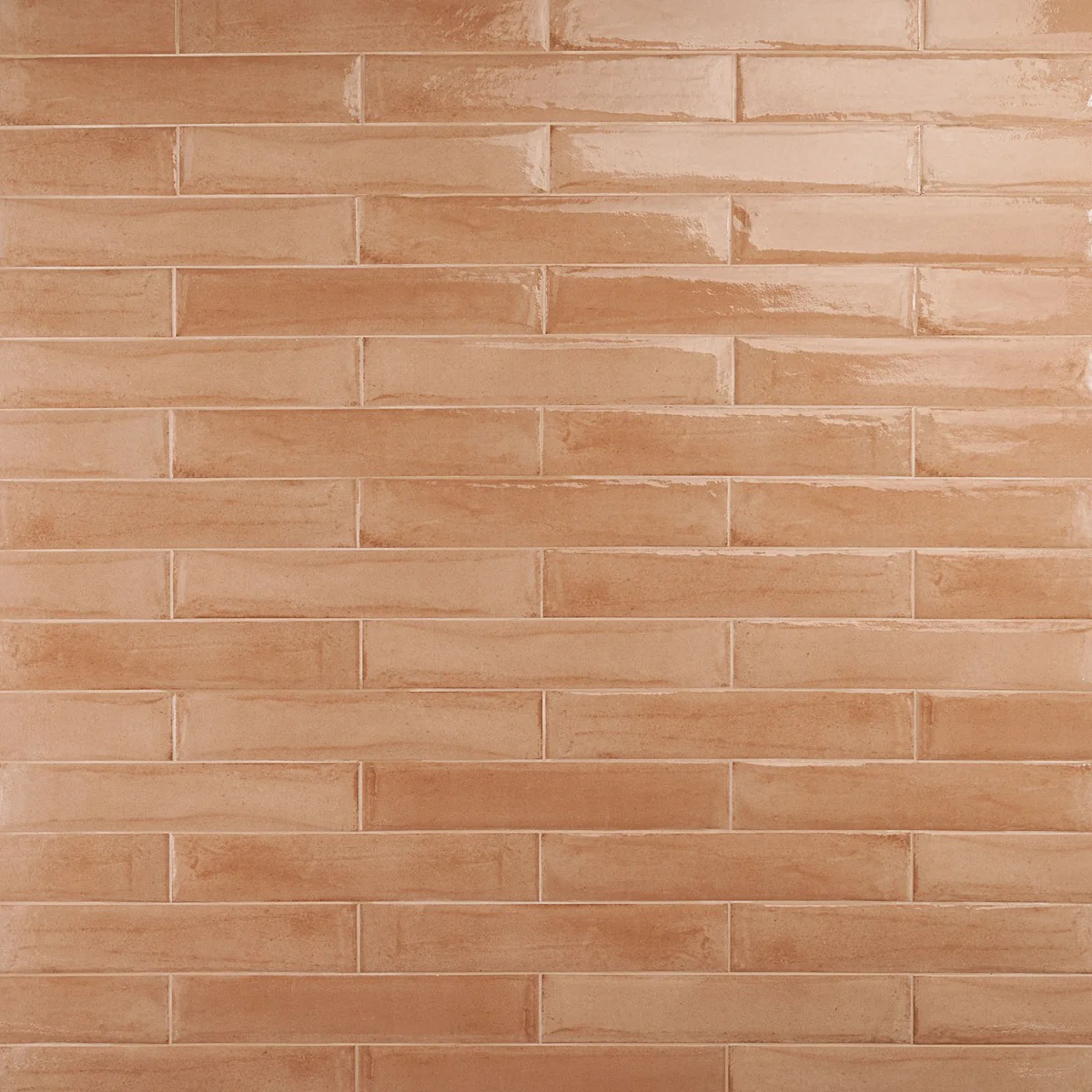 Lux Tile Paint Terracotta Brown 3x16 Glossy Porcelain Subway Tile - Image 4