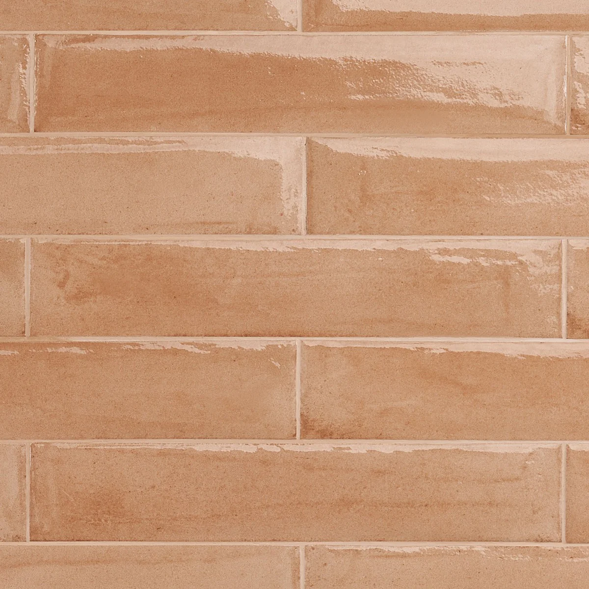 Lux Tile Paint Terracotta Brown 3x16 Glossy Porcelain Subway Tile - Image 7
