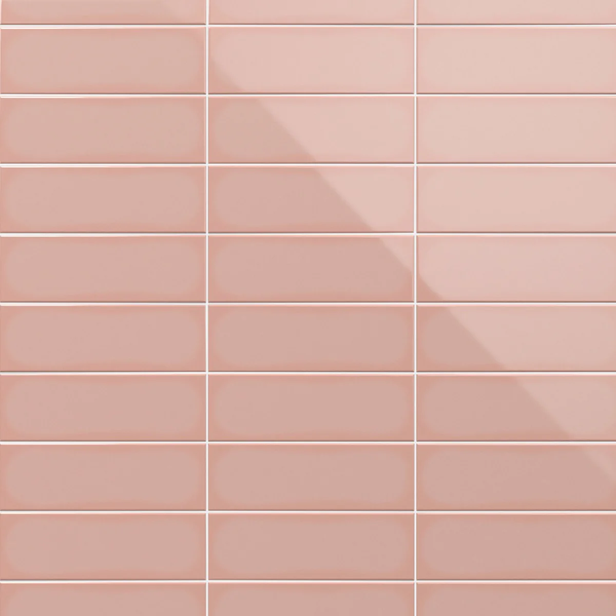 Lux Tile Park Hill Pink 4x12 Polished Porcelain Subway Tile - Image 2